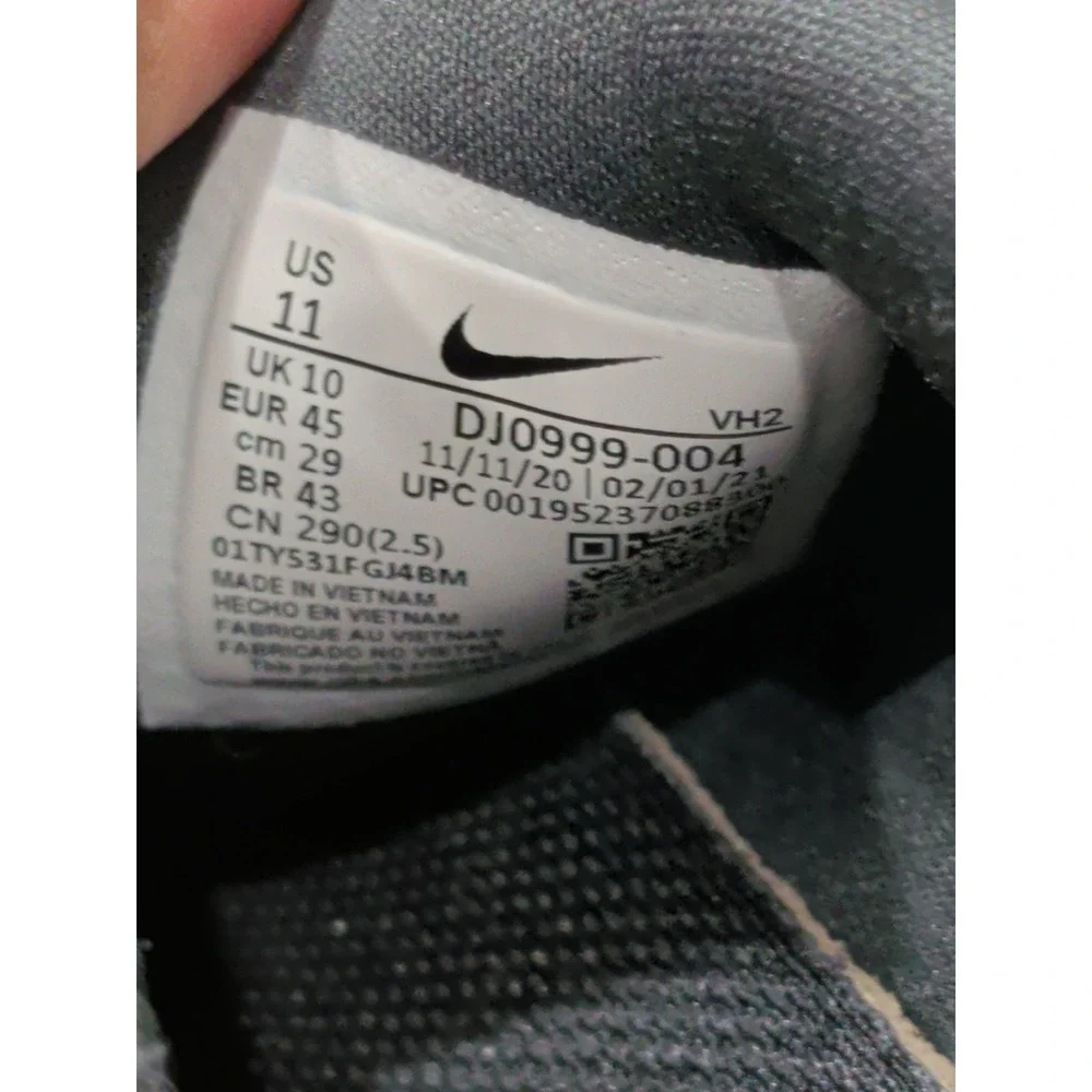 Nike AD Comfort Mens Size 11 Slip On Shoes  Black /Black  Off Noir
